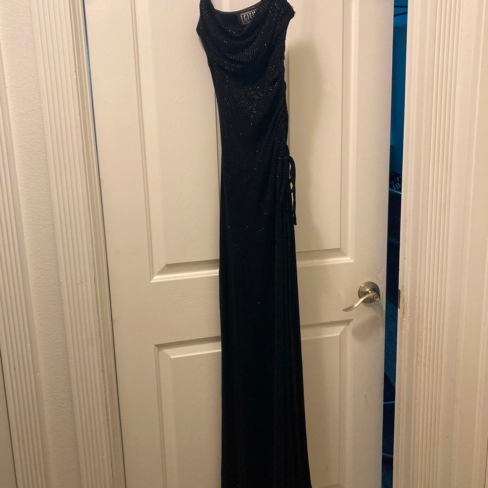 Sparkly black dress